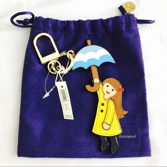 Tory Burch Accessories - {Tory Burch} Rain Girl Key Fob Tory Burch Accessories - {Tory Burch} Rain Girl Key Fob